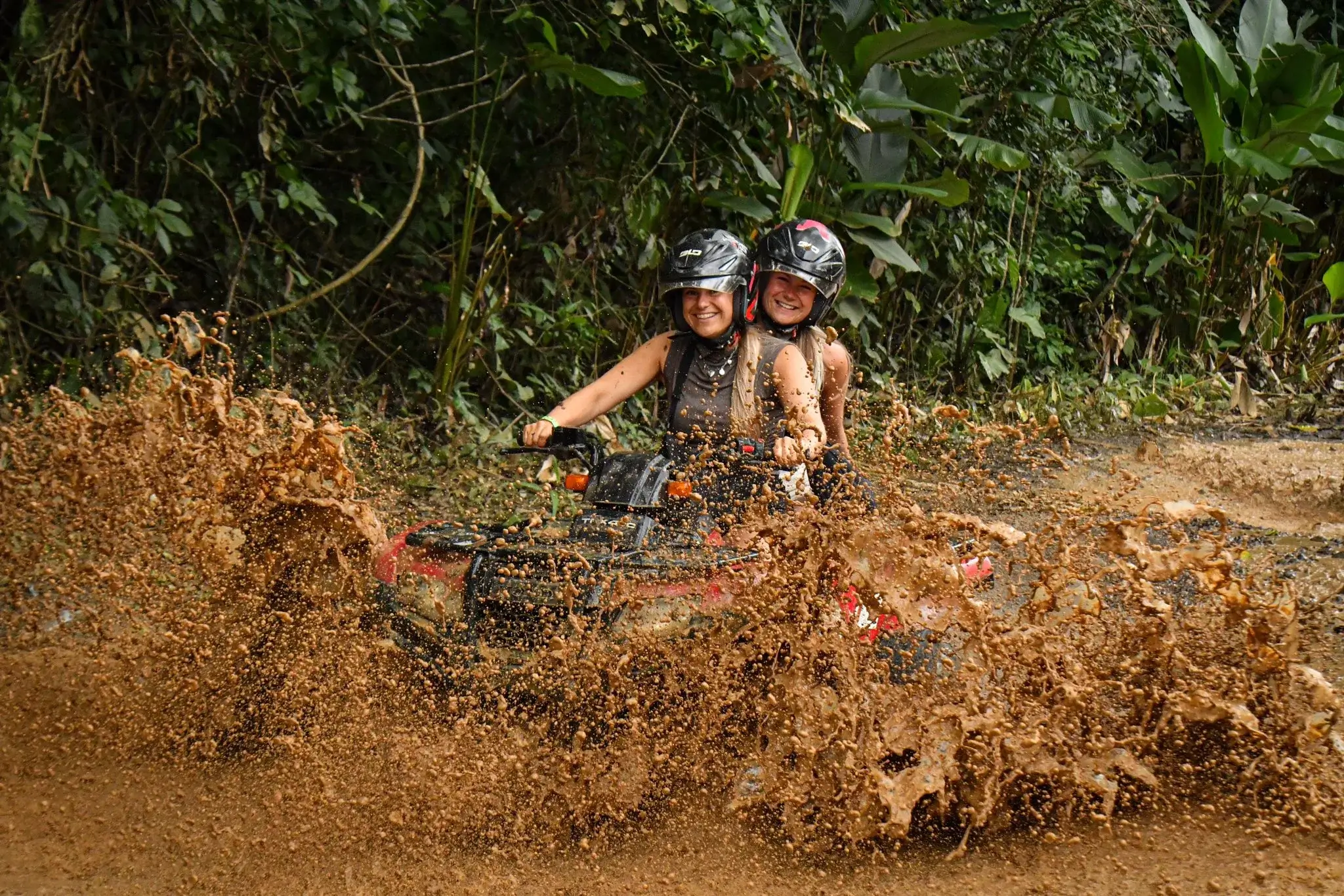 ATV Fourtrax tour through the jungle